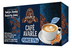 Café Avarle Force plus Coffee w/Black Ginger, Tongkat Ali - COMING SOON!